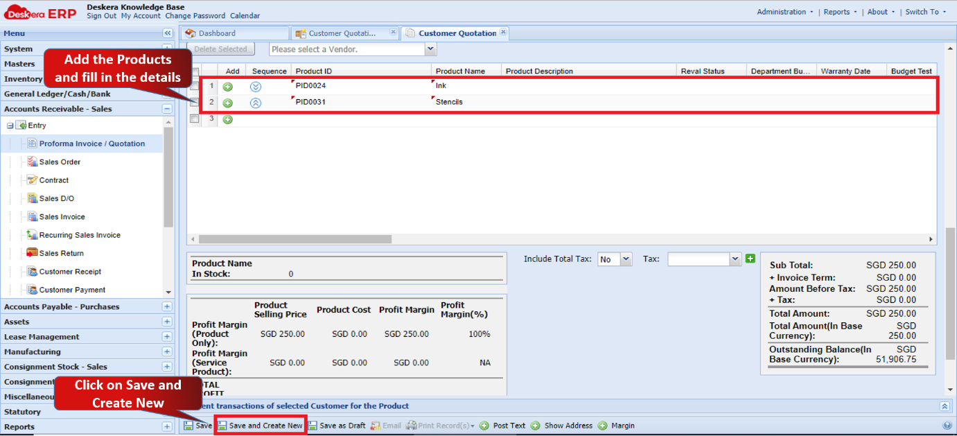 C:\Users\krawler\Desktop\Knowledge Base\ERP\1.5.1.1 Create, Edit, Delete Customer Quotation\Picture3.png