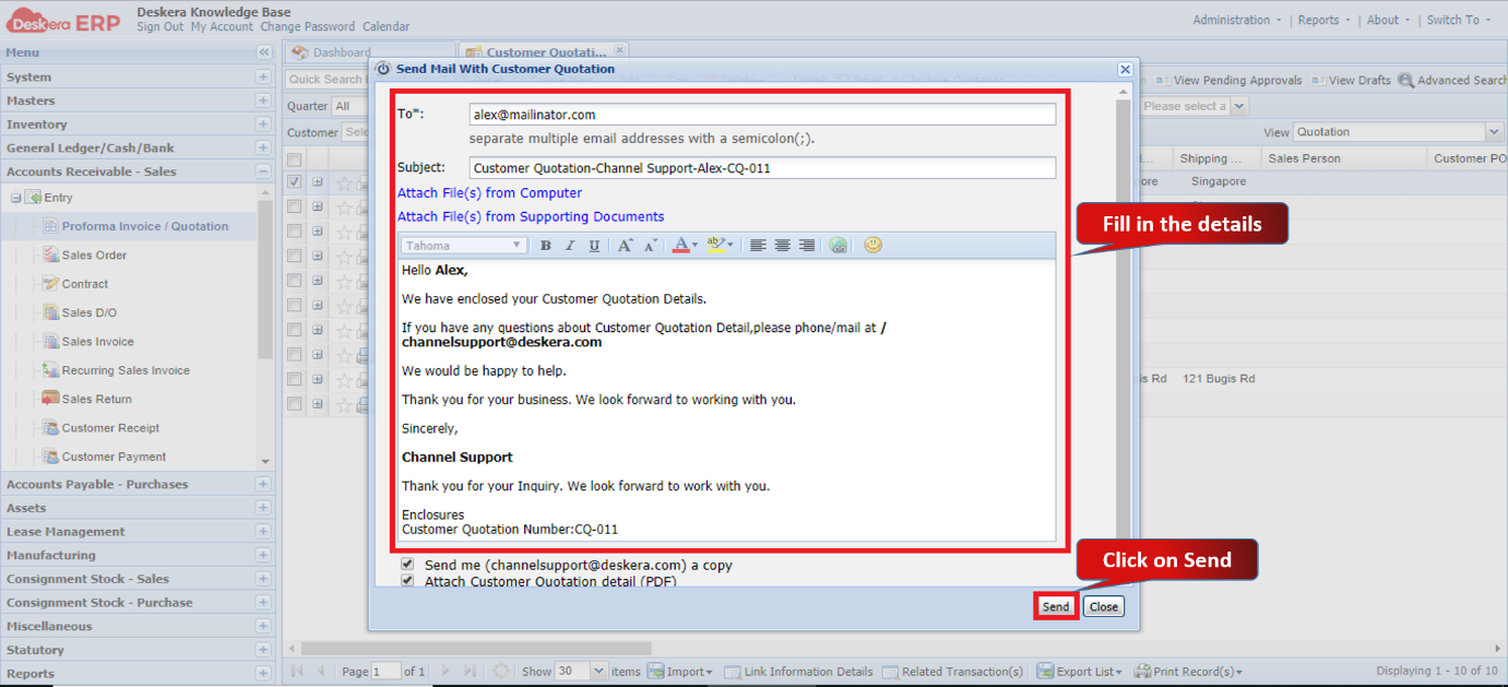 C:\Users\krawler\Desktop\Knowledge Base\ERP\1.5.1.2 Unlink, Email, Archive, Unarchive Customer Quotation\Picture5.png